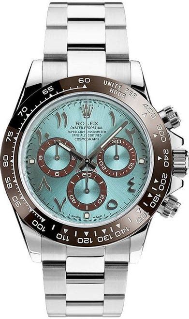 rolex pre owned steel daytona 116520 custom ice blue ceramic|rolex 116520 price.